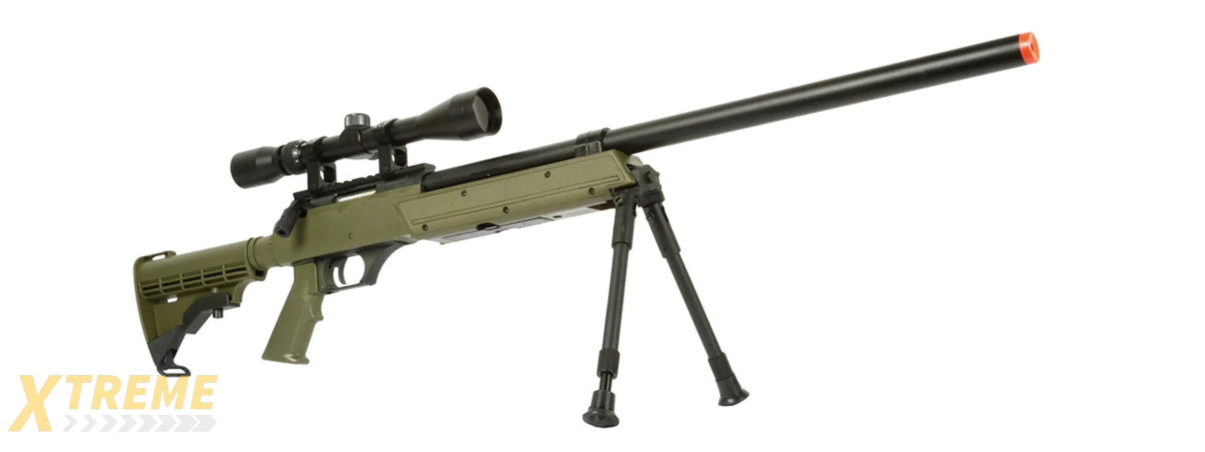 WELLFIRE APS SR-2 MODULAR BOLT ACTION SNIPER RIFLE W/ SCOPE - OD GREEN