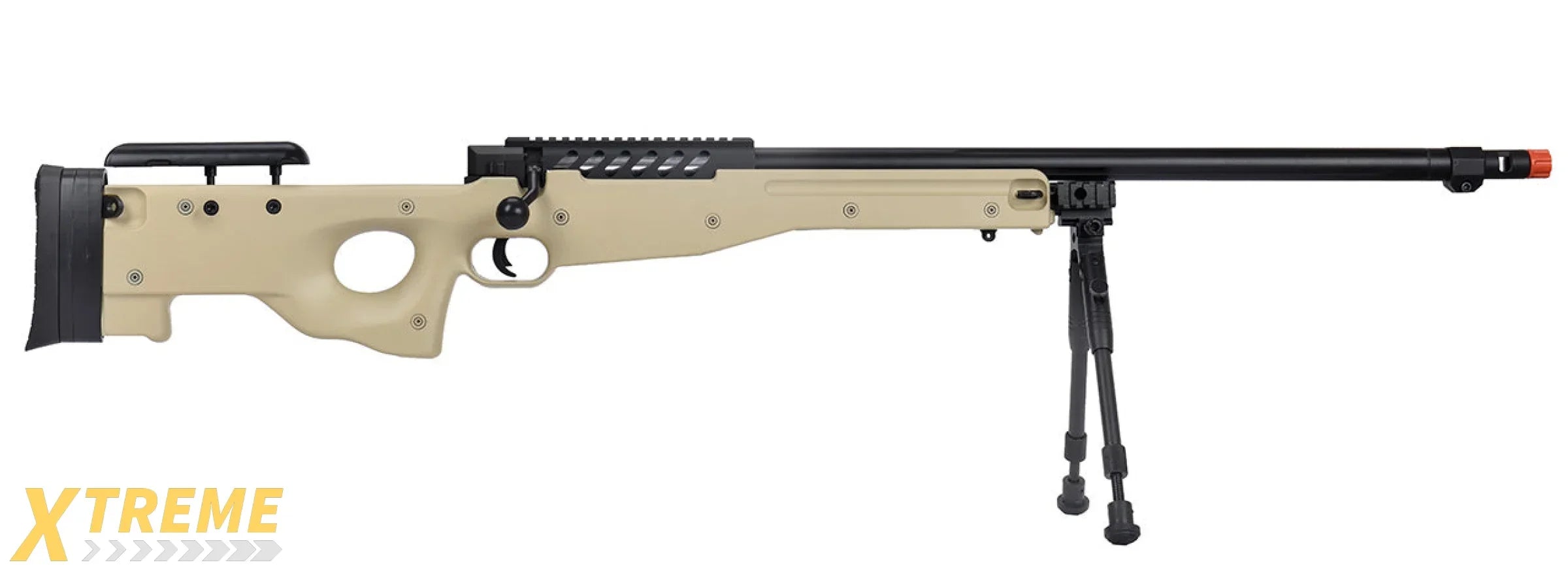 WellFire MB15 L96 Bolt Action Airsoft Sniper Rifle w/ Bipod (TAN)