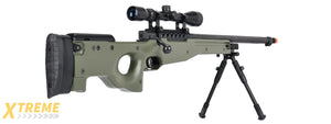 WellFire MB15 L96 Bolt Action Airsoft Sniper Rifle w/ Scope & Bipod (OD GREEN)