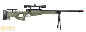 WellFire MB15 L96 Bolt Action Airsoft Sniper Rifle w/ Scope & Bipod (OD GREEN)