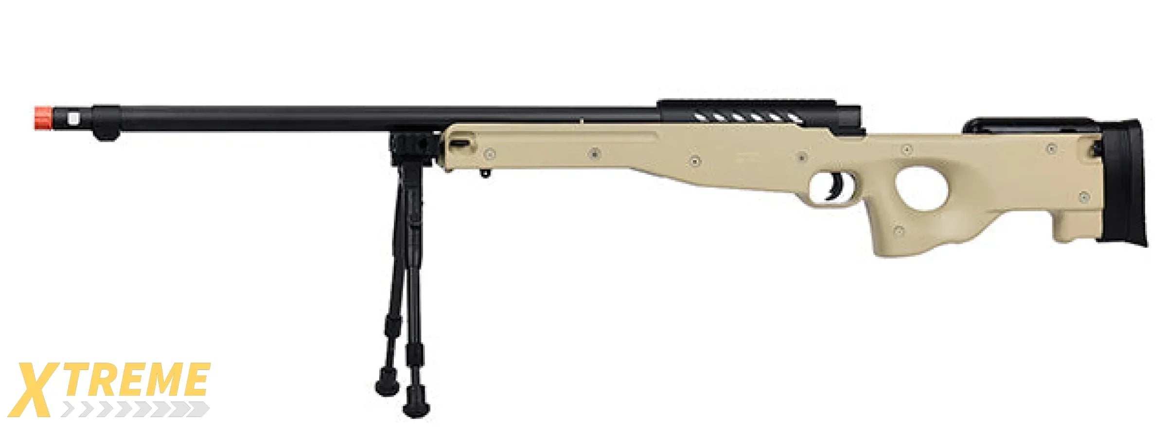 WellFire MB15 L96 Bolt Action Airsoft Sniper Rifle w/ Bipod (TAN)