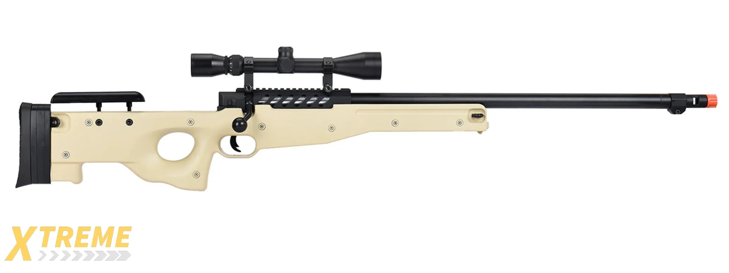 WellFire MB15 L96 Bolt Action Airsoft Sniper Rifle w/ Scope (TAN)