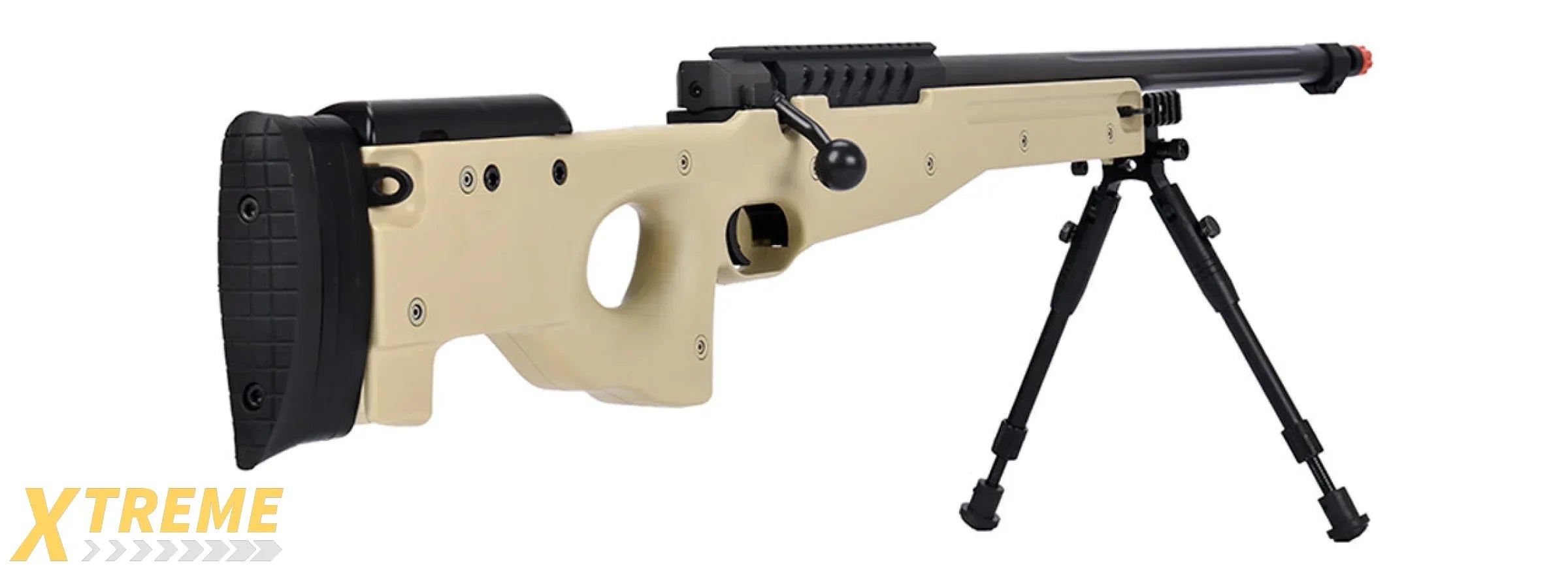 WellFire MB15 L96 Bolt Action Airsoft Sniper Rifle w/ Bipod (TAN)