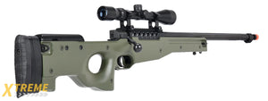 WellFire MB15 L96 Bolt Action Airsoft Sniper Rifle w/ Scope (OD GREEN)