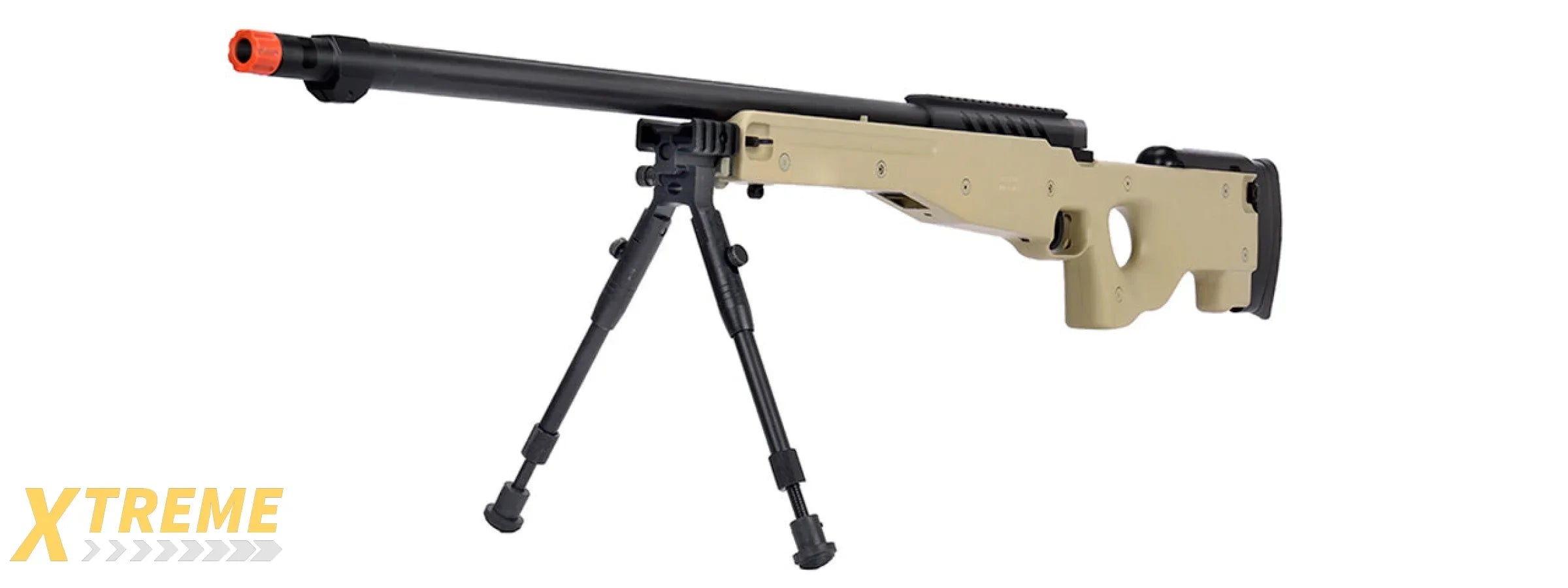 WellFire MB15 L96 Bolt Action Airsoft Sniper Rifle w/ Bipod (TAN)