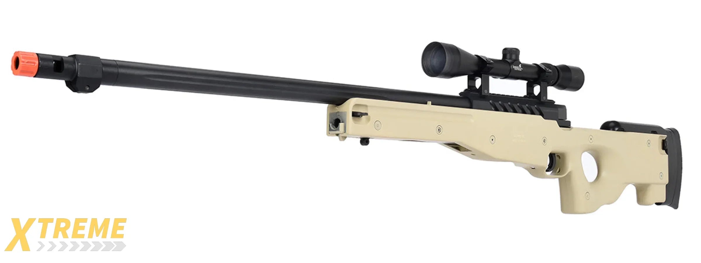 WellFire MB15 L96 Bolt Action Airsoft Sniper Rifle w/ Scope (TAN)
