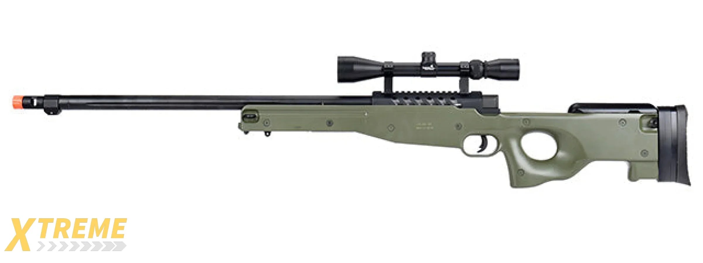 WellFire MB15 L96 Bolt Action Airsoft Sniper Rifle w/ Scope (OD GREEN)