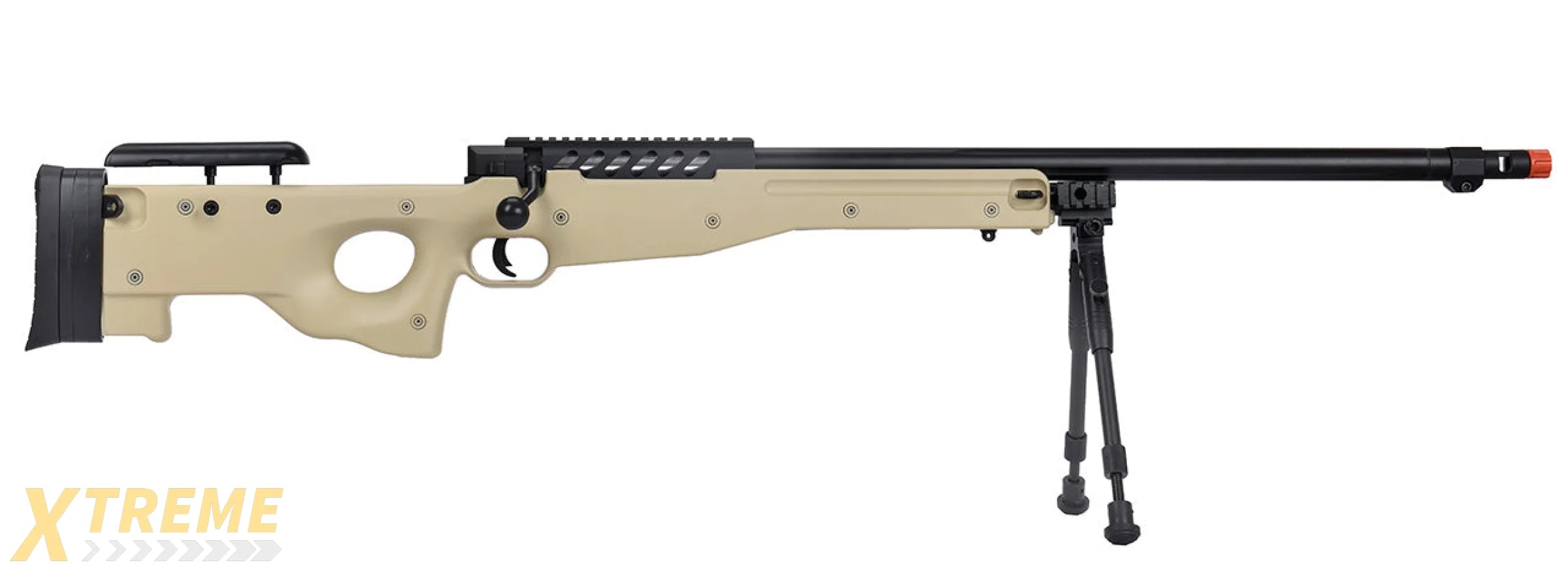 WellFire MB15 L96 Bolt Action Airsoft Sniper Rifle w/ Bipod (TAN)