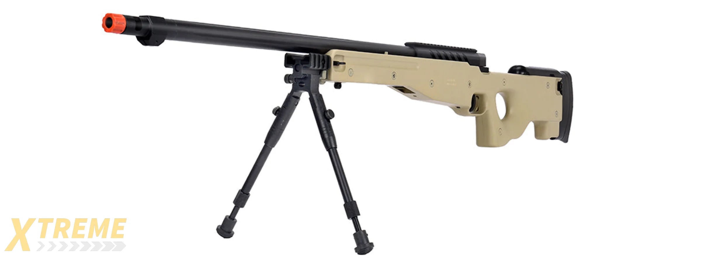 WellFire MB15 L96 Bolt Action Airsoft Sniper Rifle w/ Bipod (TAN)