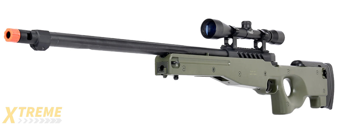 WellFire MB15 L96 Bolt Action Airsoft Sniper Rifle w/ Scope (OD GREEN)