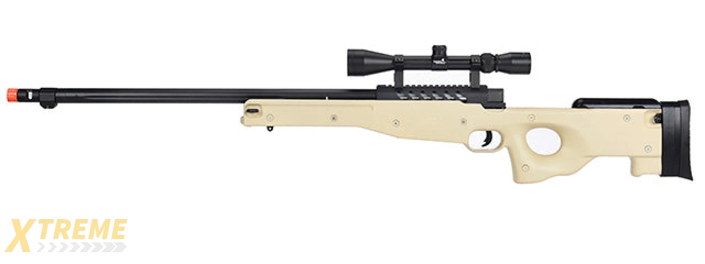 WellFire MB15 L96 Bolt Action Airsoft Sniper Rifle w/ Scope (TAN)