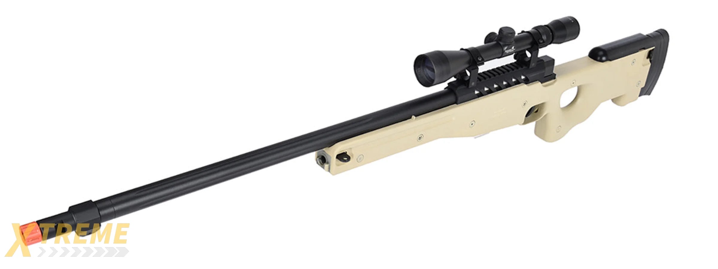WellFire MB15 L96 Bolt Action Airsoft Sniper Rifle w/ Scope (TAN)