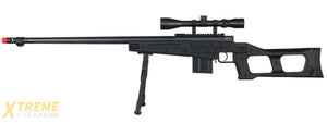 WELLFIRE MB4409 MK96 COVERT BOLT ACTION AIRSOFT SNIPER RIFLE - BLACK