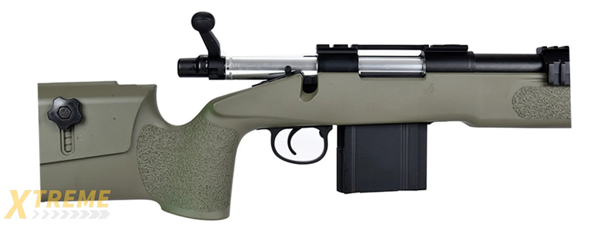 WellFire MB4416 M40A3 Bolt Action Airsoft Sniper Rifle (OD GREEN)
