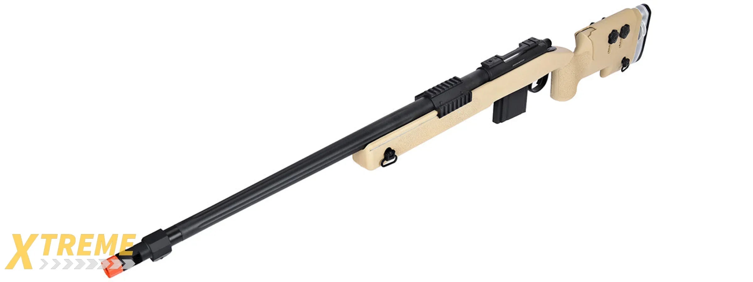 WellFire MB4417 M40A3 Bolt Action Airsoft Sniper Rifle (TAN)
