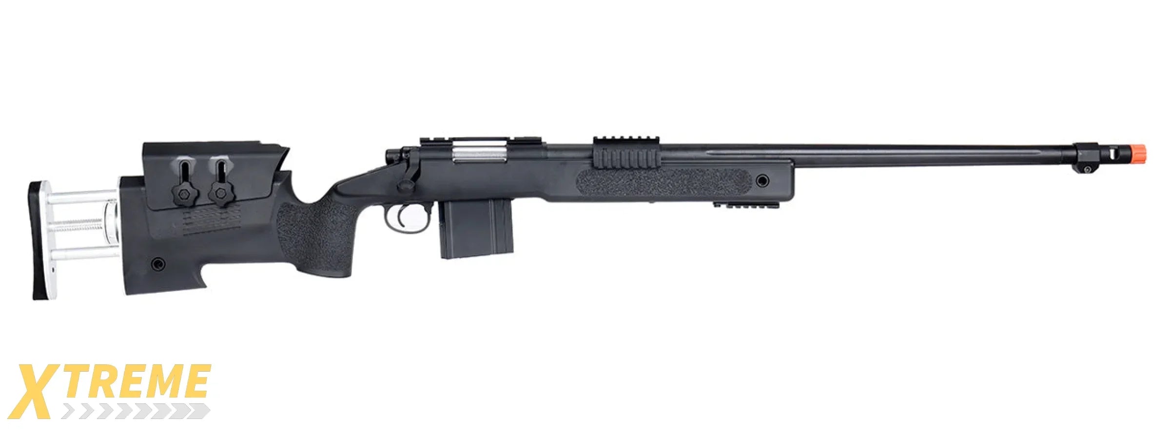 WellFire MB4417 M40A3 Bolt Action Airsoft Sniper Rifle (BLACK)