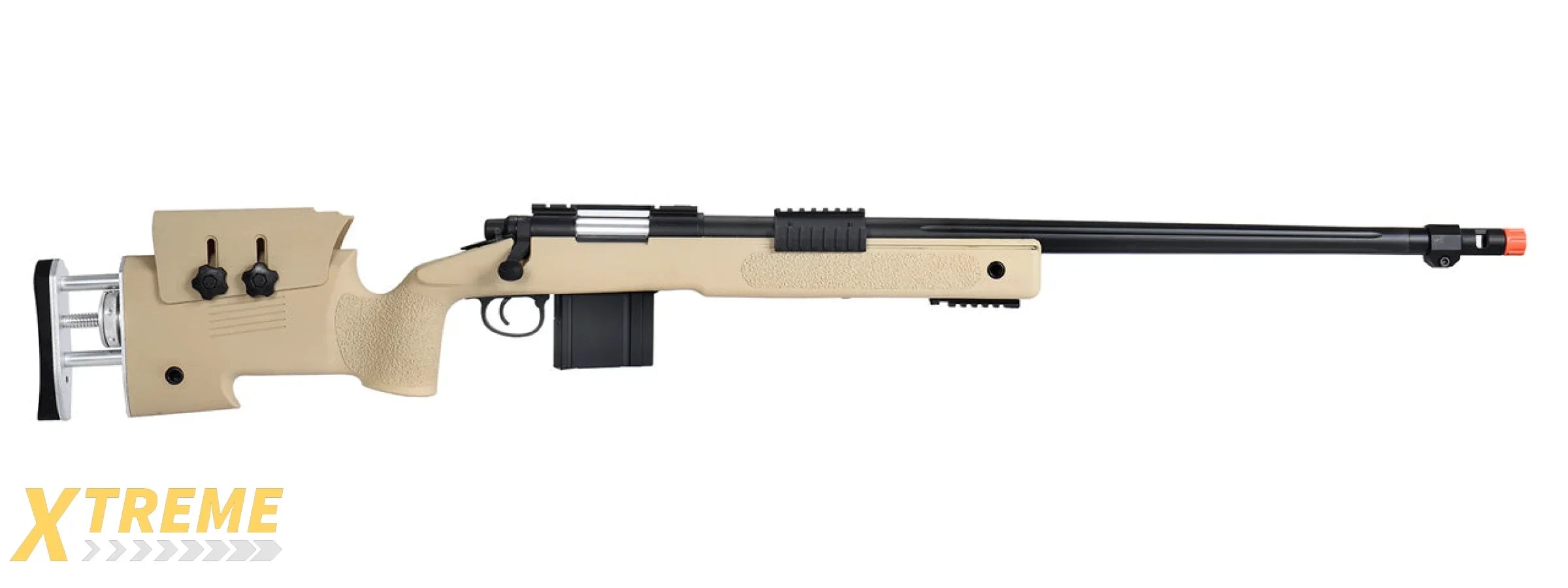 WellFire MB4417 M40A3 Bolt Action Airsoft Sniper Rifle (TAN)