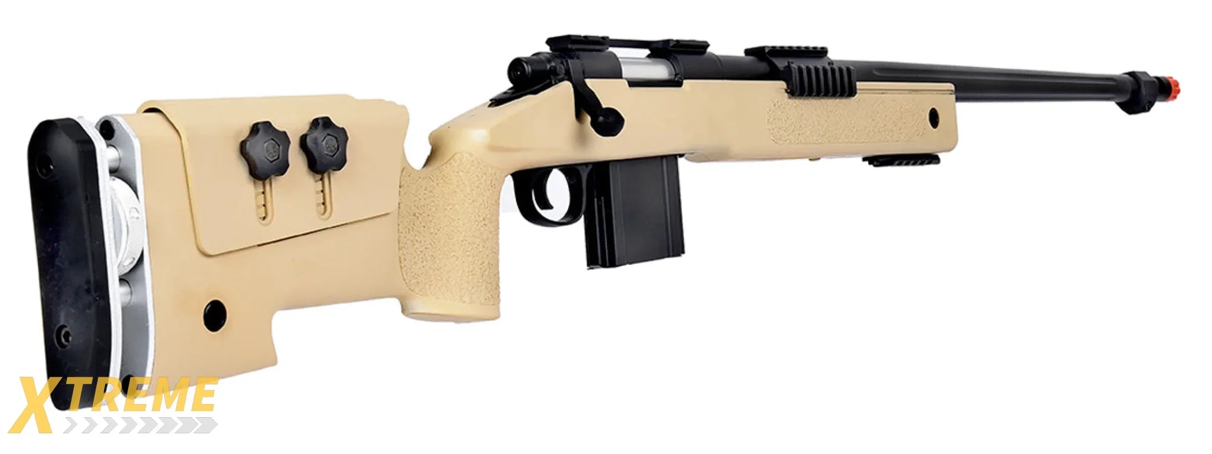 WellFire MB4417 M40A3 Bolt Action Airsoft Sniper Rifle (TAN)