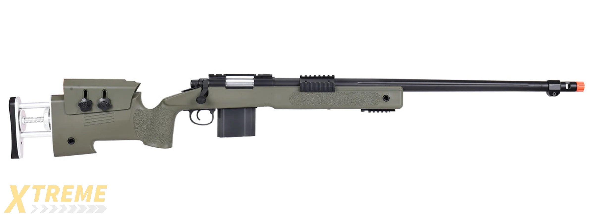 WellFire MB4417 M40A3 Bolt Action Airsoft Sniper Rifle (OD GREEN)