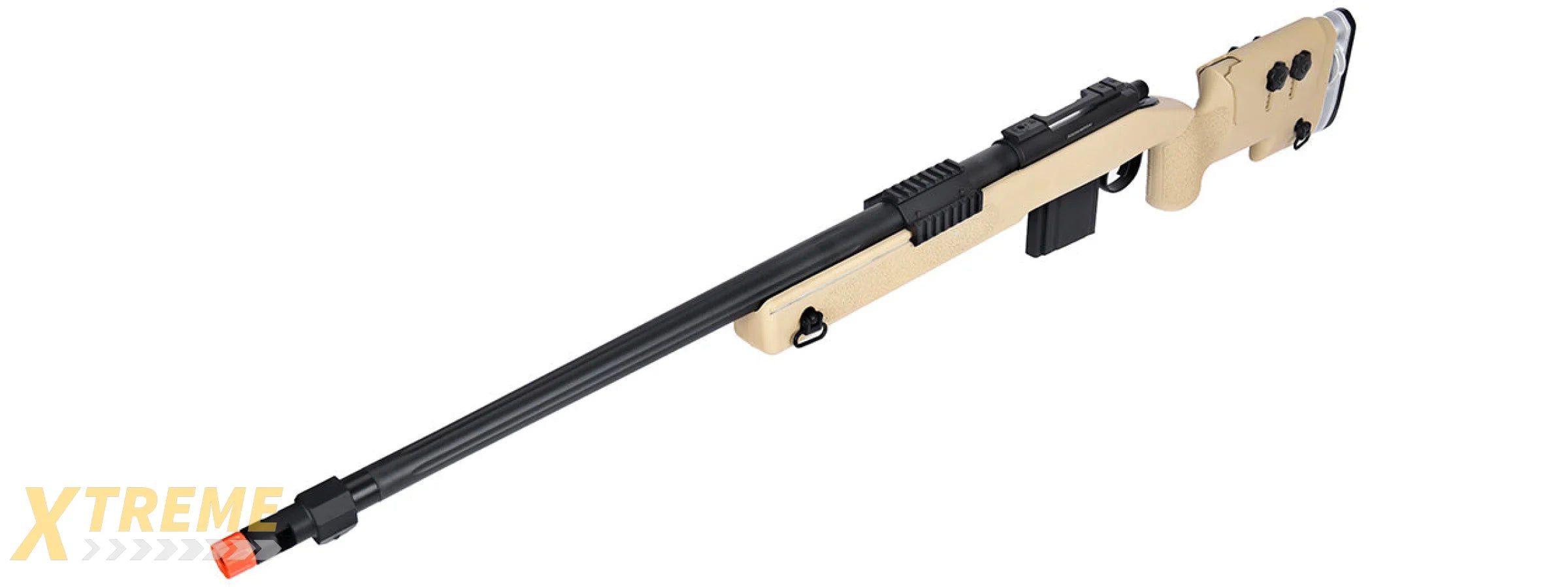 WellFire MB4417 M40A3 Bolt Action Airsoft Sniper Rifle (TAN)