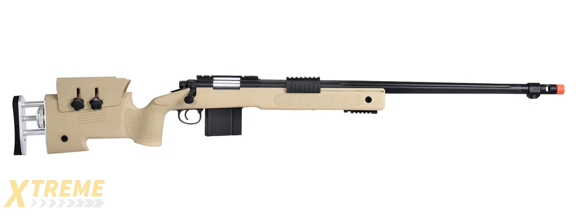WellFire MB4417 M40A3 Bolt Action Airsoft Sniper Rifle (TAN)