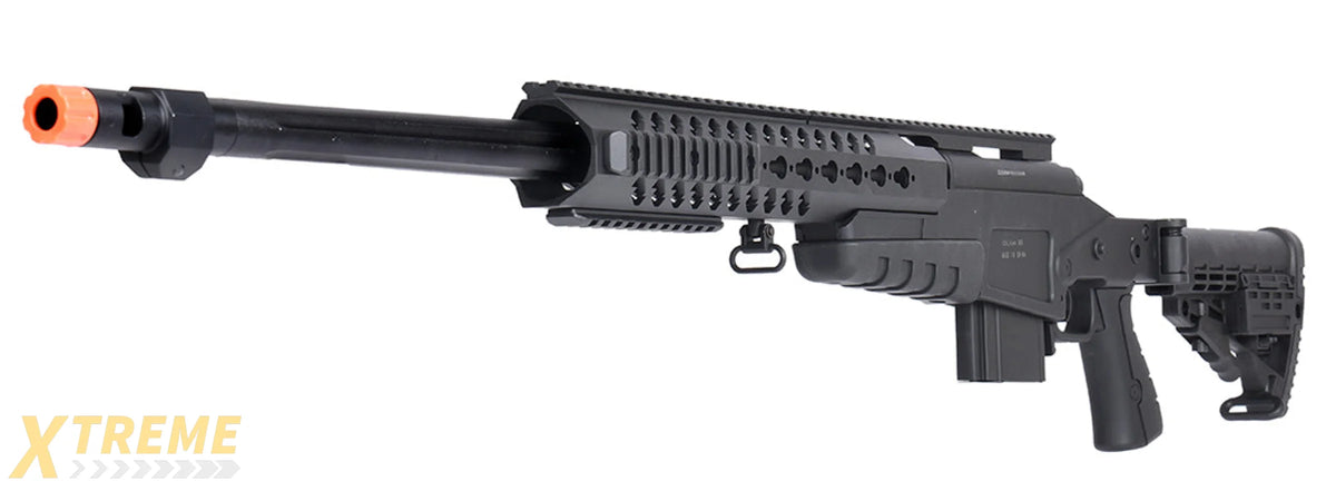 WellFire MB4418-1 Bolt Action Airsoft Sniper Rifle (BLACK)
