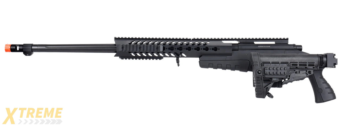 WellFire MB4418-1 Bolt Action Airsoft Sniper Rifle (BLACK)