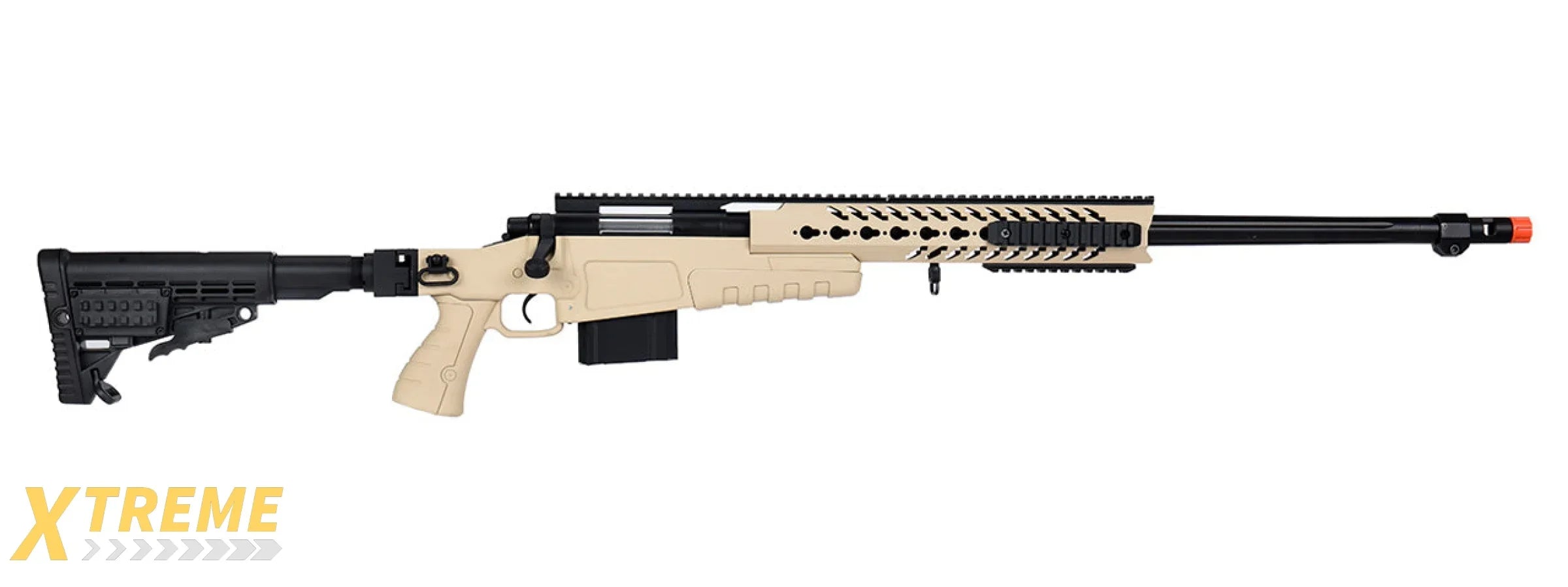 WellFire MB4418-1 Bolt Action Airsoft Sniper Rifle (TAN)