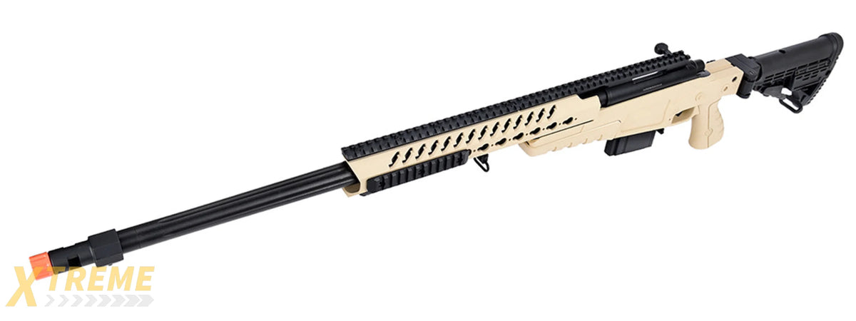WellFire MB4418-1 Bolt Action Airsoft Sniper Rifle (TAN)
