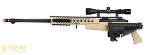 WellFire MB4418-1 Bolt Action Airsoft Sniper Rifle w/ Scope (TAN)