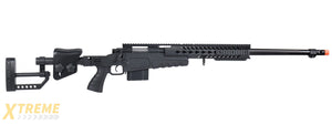 WellFire MB4418-2 Bolt Action Airsoft Sniper Rifle (BLACK)