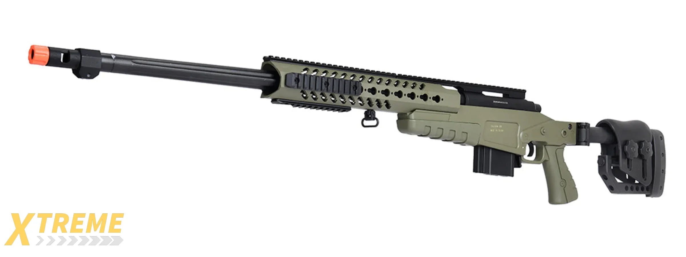 WellFire MB4418-2 Bolt Action Airsoft Sniper Rifle (OD GREEN)