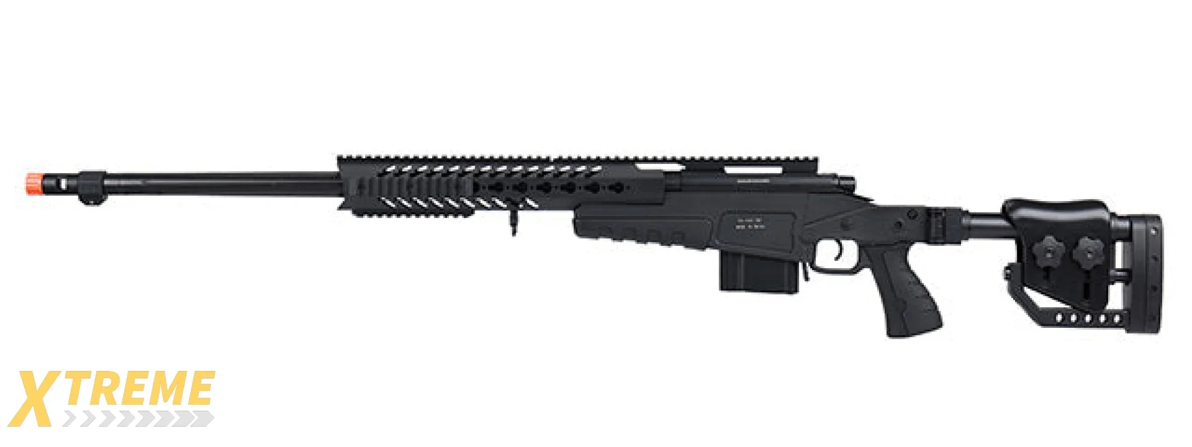 WellFire MB4418-2 Bolt Action Airsoft Sniper Rifle (BLACK)