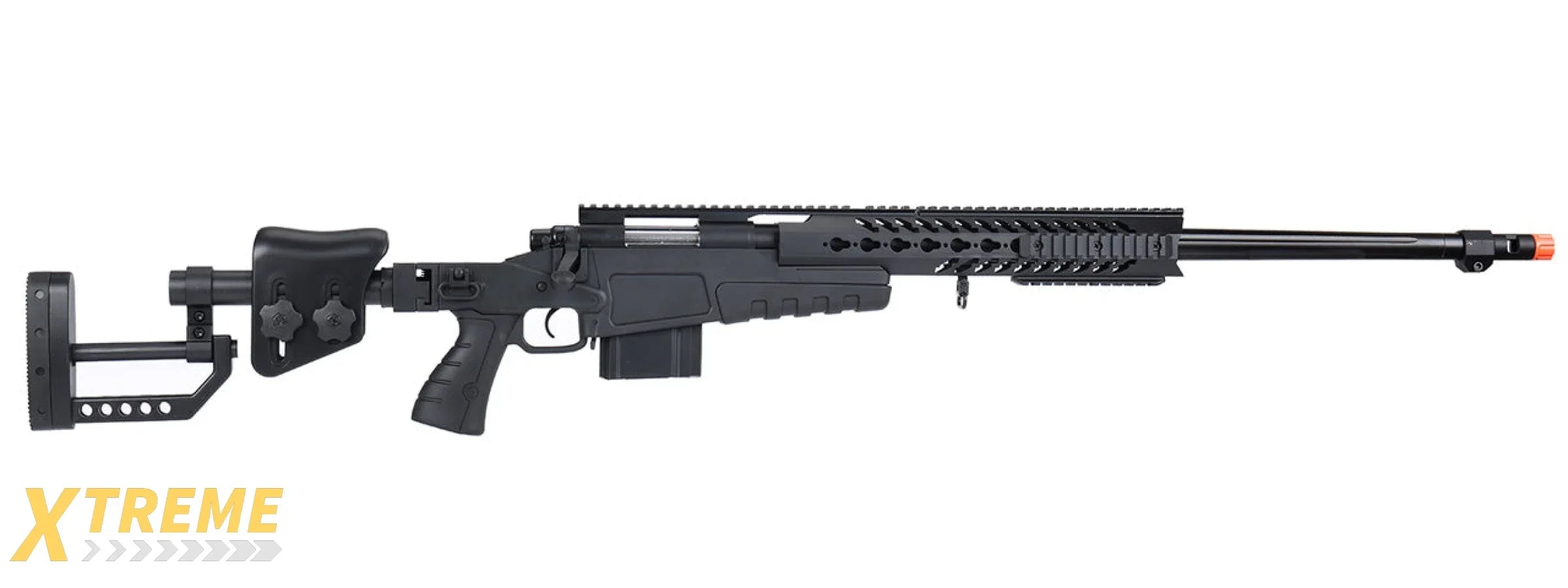 WellFire MB4418-2 Bolt Action Airsoft Sniper Rifle (BLACK)