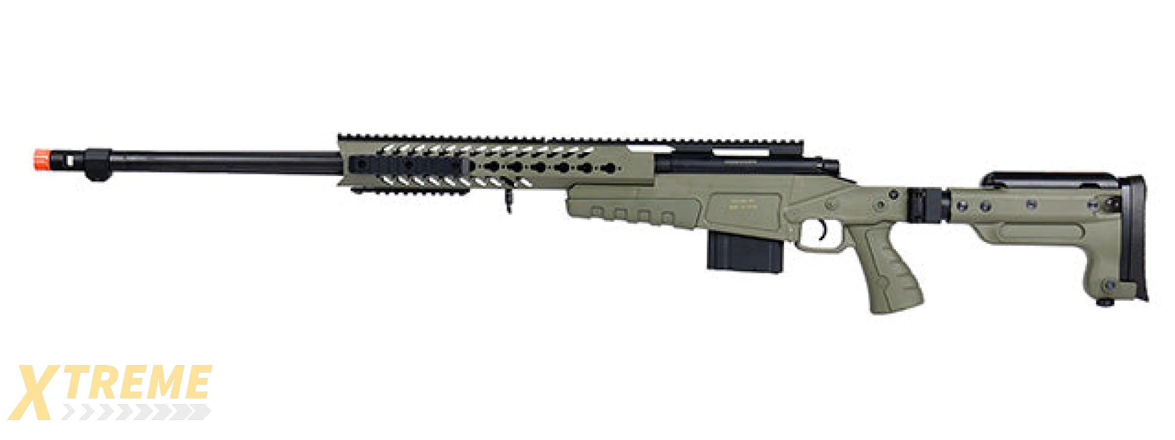 WellFire MB4418-3 Bolt Action Airsoft Sniper Rifle (OD GREEN)