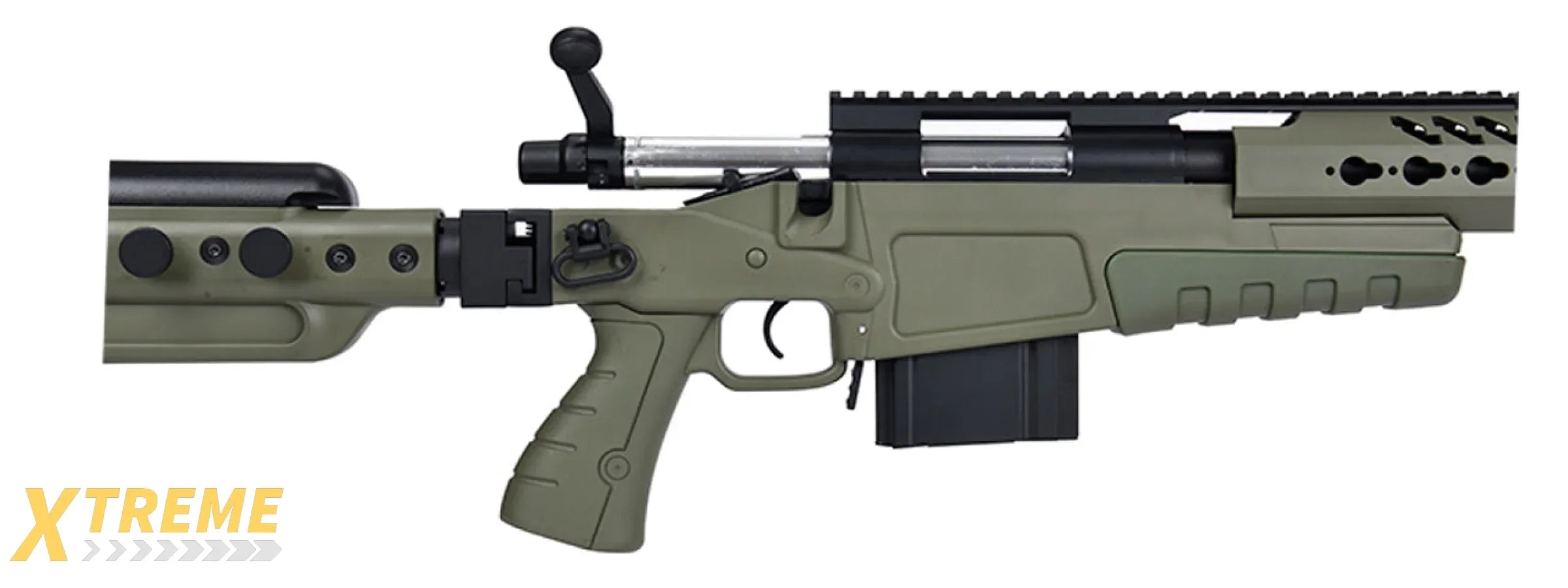 WellFire MB4418-3 Bolt Action Airsoft Sniper Rifle (OD GREEN)