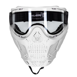 HSTL® Skull Goggle - White w/ Clear Lens - XTREME Airsoft Superstore