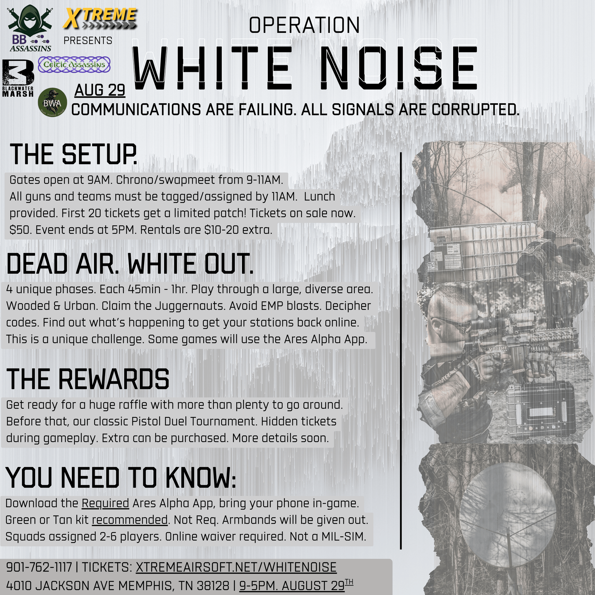 Operation: White Noise Ticket