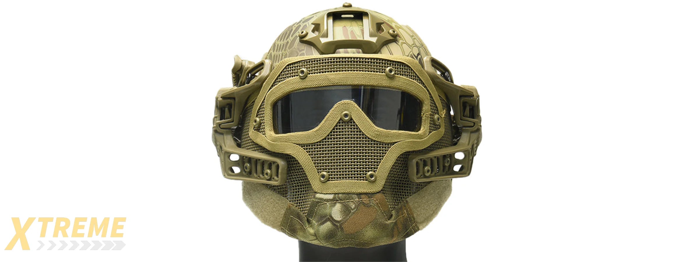 WOSPORT G4 SYSTEM NYLON BUMP HELMET MASK W/ GOGGLES - MAD