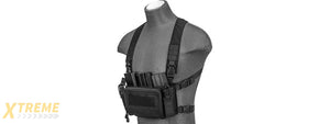 WST MULTIFUNCTIONAL TACTICAL CHEST RIG (Black)