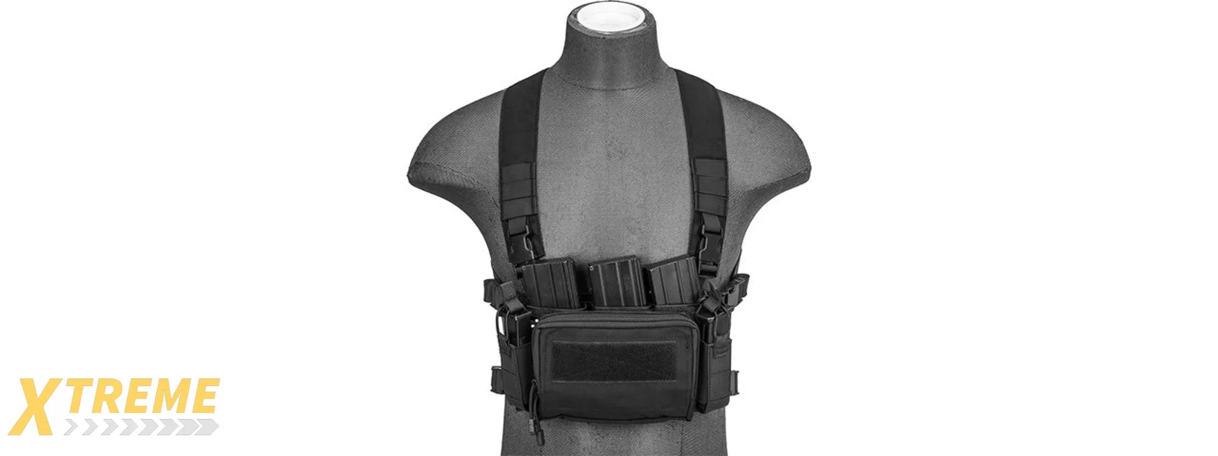 WST MULTIFUNCTIONAL TACTICAL CHEST RIG (Black)