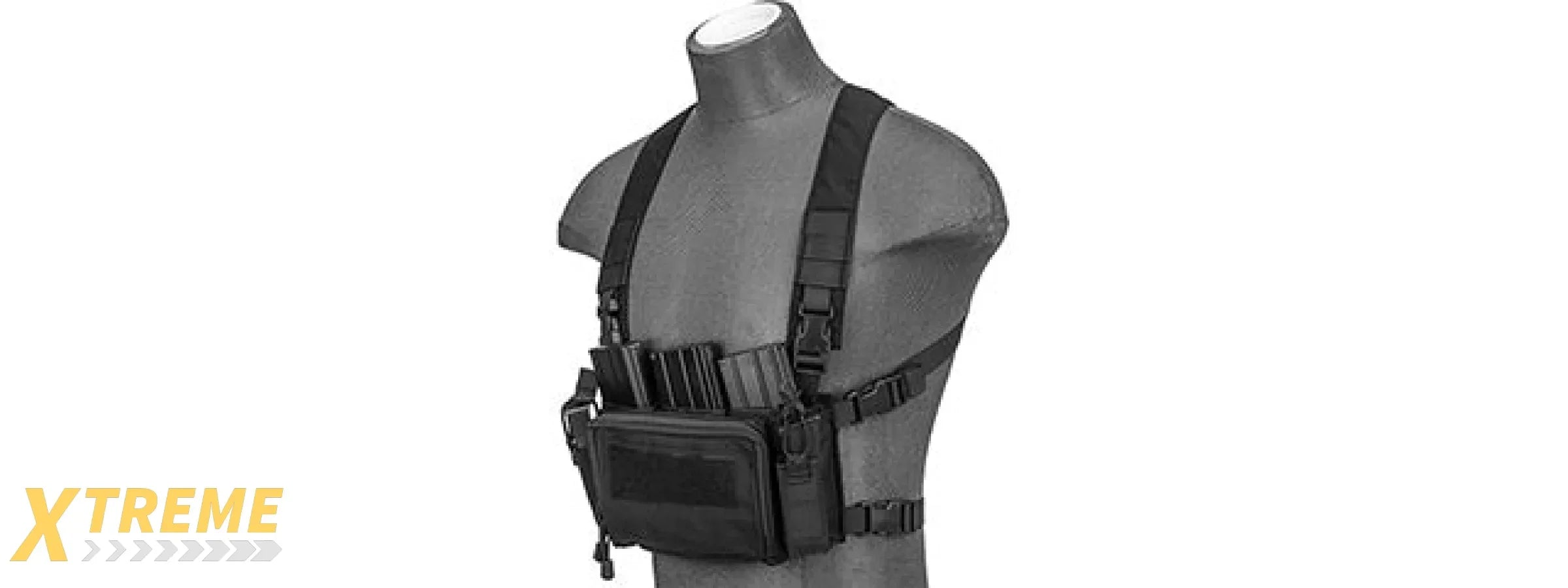 WST MULTIFUNCTIONAL TACTICAL CHEST RIG (Black)