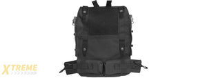 WST Tactical Vest 2.0 Accessory Backpack Attachment I, Black