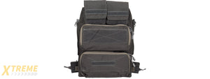 WST Tactical Vest 2.0 Accessory Pouches Backpack Attachment II, Gray