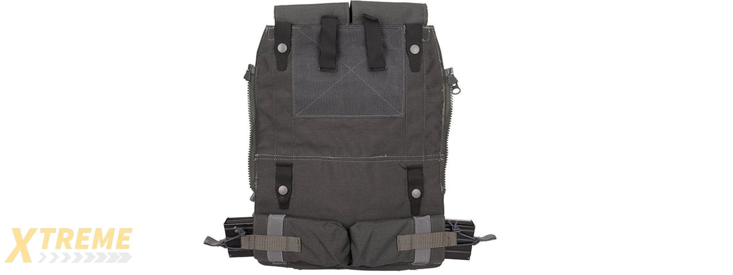 WST Tactical Vest 2.0 Accessory Pouches Backpack Attachment II, Gray