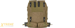 WST Tactical Vest 2.0 Accessory Pouches Backpack Attachment II, OD