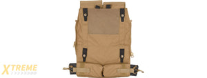 WST Tactical Vest 2.0 Accessory Pouches Backpack Attachment II, Tan