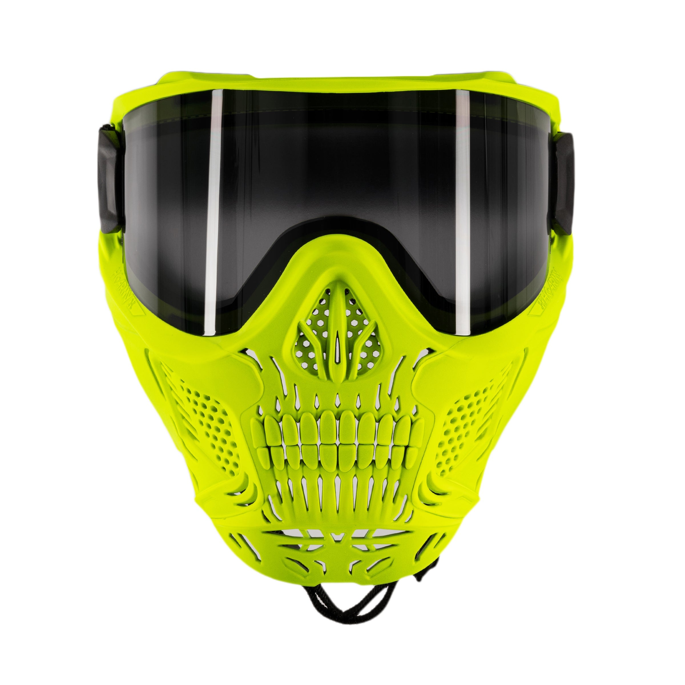 HSTL® Glowball™ Skull Goggle Neon Yellow w/ Smoke Lens - XTREME Airsoft Superstore