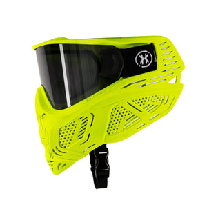 HSTL® Glowball™ Skull Goggle Neon Yellow w/ Smoke Lens - XTREME Airsoft Superstore