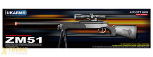 ZM51G MK51 SPRING BOLT ACTION AIRSOFT RIFLE W/ SCOPE (OD GREEN)